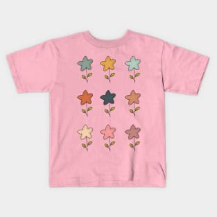 stary flowers Kids T-Shirt